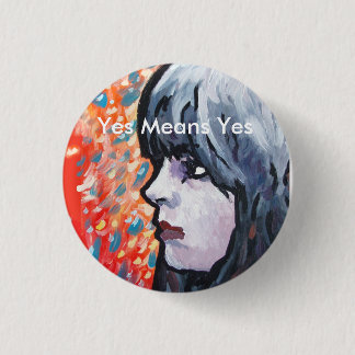 Badge Rond 2,50 Cm Princesse foncée Button