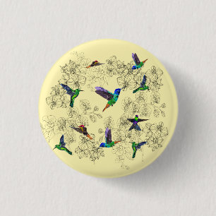 Badge Rond 2,50 Cm Printemps