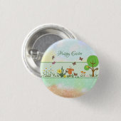 Badge Rond 2,50 Cm Printemps papetier (Devant & derrière)