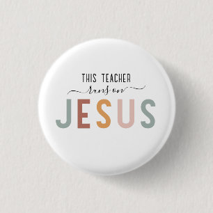 Badge Rond 2,50 Cm Professions de foi Jésus personnalisées