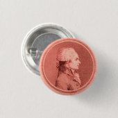 Badge Rond 2,50 Cm Profil de Robespierre (Devant & derrière)