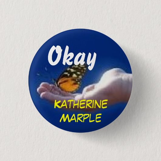 Badge Rond 2,50 Cm Promouvez Katherine Marple (Devant)