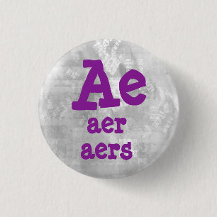 Badge Rond 2,50 Cm Pronoms Ae Aer Aers