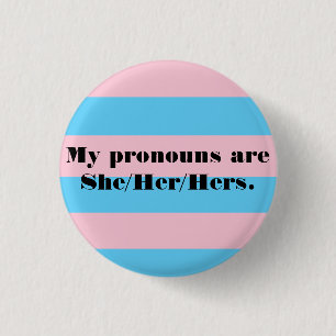 Badge Rond 2,50 Cm Pronounounouns Pin - Elle