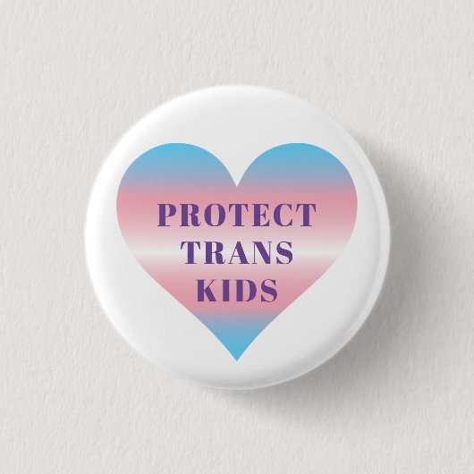 BADGE ROND 2,50 CM PROTECT TRANS KIDS BUTTON (Devant)