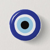 Badge Rond 2,50 Cm Protection des yeux bleus (Devant)