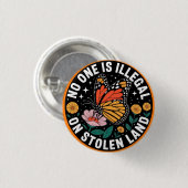 Badge Rond 2,50 Cm Protest Button (Devant & derrière)