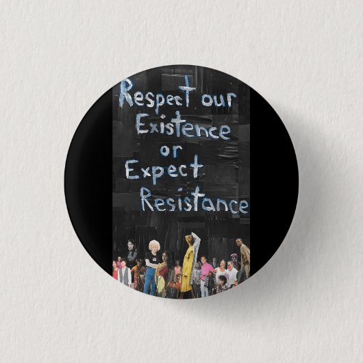 Badge Rond 2,50 Cm Protest Sign (Devant)