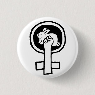 Badge Rond 2,50 Cm Puissance de lapin ! Produits officiels de Susan