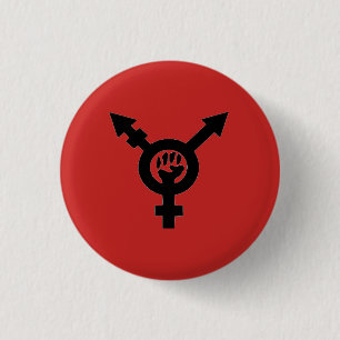Badge Rond 2,50 Cm Puissance noire communiste féministe étrange de
