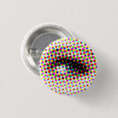 Badge Rond 2,50 Cm Puisse Oeil ? (Devant & derrière)