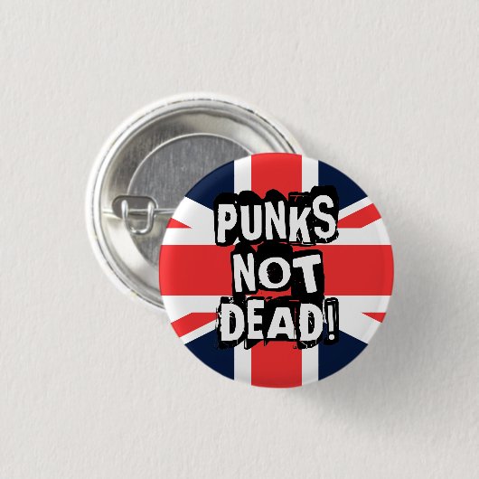 Badge Rond 2,50 Cm Punks pas complètement (Devant & derrière)