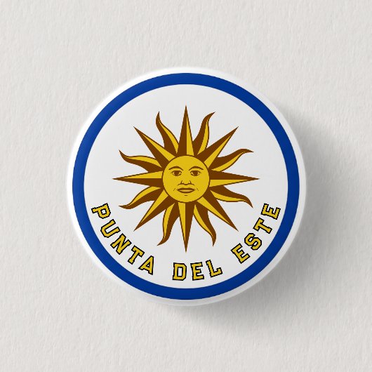 Badge Rond 2,50 Cm Punta del Este, Uruguay (Devant)