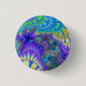 Badge Rond 2,50 Cm Purple et Blue Melt (Devant)