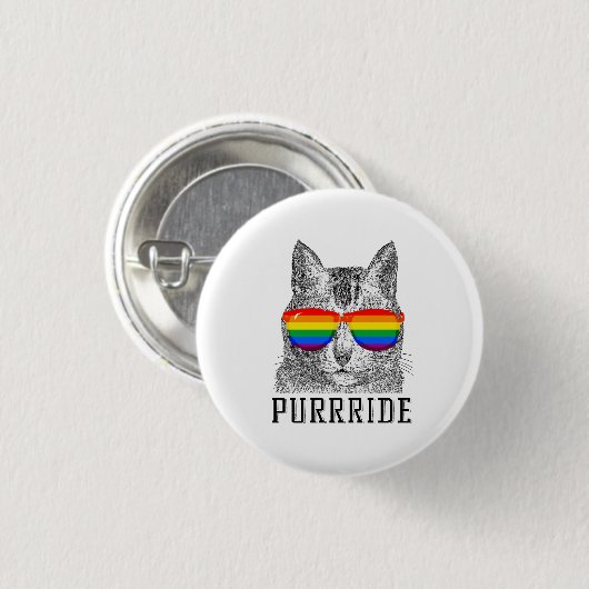 BADGE ROND 2,50 CM PURRRIDE (Devant & derrière)
