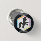 Badge Rond 2,50 Cm PVL ButtonHorse #1 (Devant & derrière)