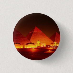 Badge Rond 2,50 Cm Pyramides antiques