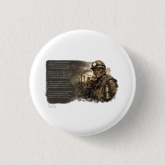 Badge Rond 2,50 Cm Quand les fosses se turent (Devant)