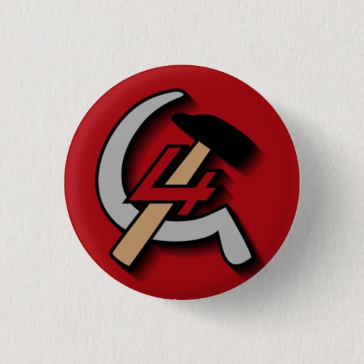 Badge Rond 2,50 Cm Quatrième bouton international (Devant)