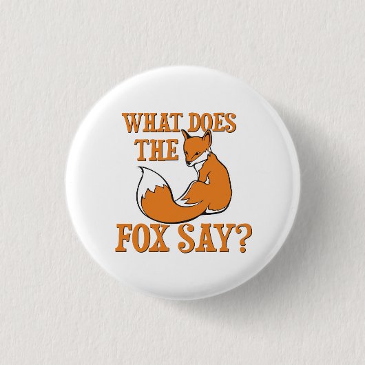 Badge Rond 2,50 Cm Que le Fox indique-t-il ? (Devant)
