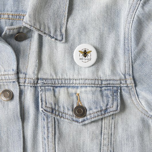 Badge Rond 2,50 Cm Queen Bee (En situation)