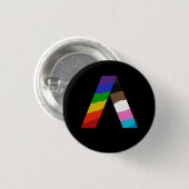 Badge Rond 2,50 Cm Queer Ally Pin (Devant & derrière)