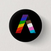 Badge Rond 2,50 Cm Queer Ally Pin (Devant)