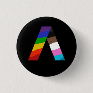 Badge Rond 2,50 Cm Queer Ally Pin