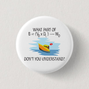 Badge Rond 2,50 Cm Quelle partie d'Archimède vous ne comprennent pas