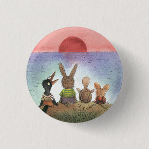 Badge Rond 2,50 Cm Quelque chose de rouge