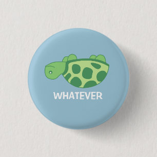 Badge Rond 2,50 Cm Quelque tortue