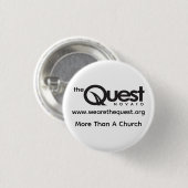 Badge Rond 2,50 Cm Quest Button (Devant & derrière)