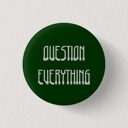 Badge Rond 2,50 Cm Question tout (Devant)