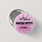 Badge Rond 2,50 Cm Questions d'autorité (Devant & derrière)