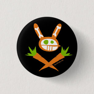 Badge Rond 2,50 Cm RabbitSkullconWEB
