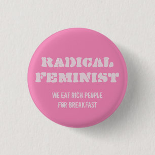 Badge Rond 2,50 Cm Radical Feminist Button