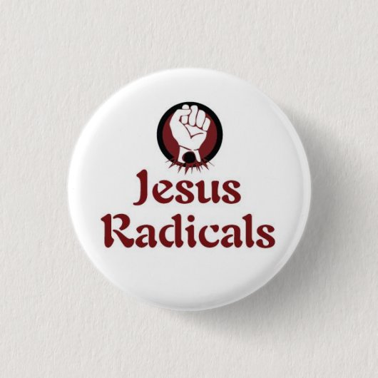 Badge Rond 2,50 Cm Radicaux de Jésus (Devant)