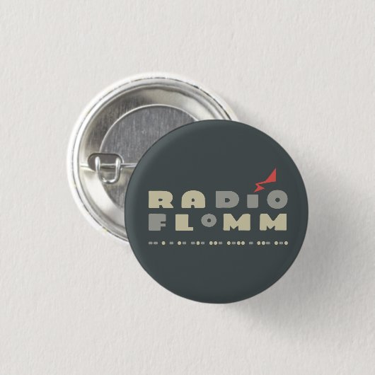 Badge Rond 2,50 Cm RADíO FLoMM (Devant & derrière)