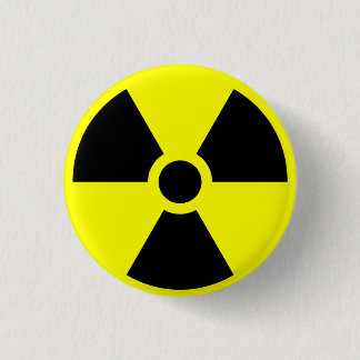 Badge Rond 2,50 Cm Radioactif