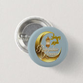 Badge Rond 2,50 Cm Ramadan Kareem (Devant & derrière)