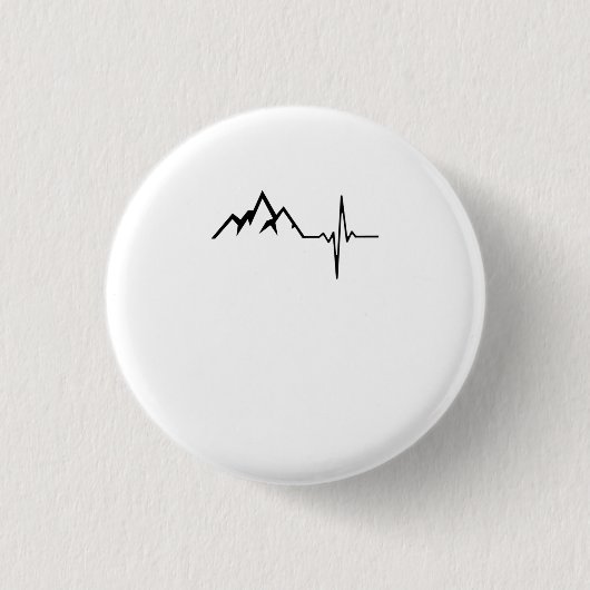 Badge Rond 2,50 Cm Randonnée Montagnarde Rythmée (Devant)