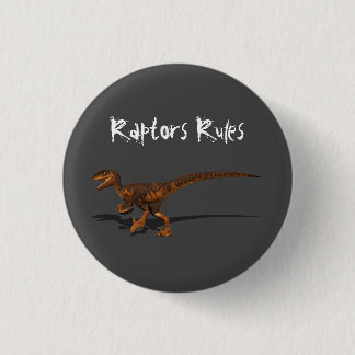 Badge Rond 2,50 Cm Raptor 1 3D