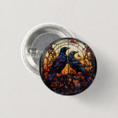 Badge Rond 2,50 Cm Ravages en verre tendu (Devant & derrière)