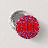 Badge Rond 2,50 Cm Rave "PLUR Pin" (Devant & derrière)