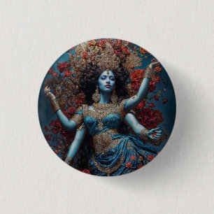 Badge Rond 2,50 Cm Rayonnement de Kali