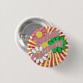Badge Rond 2,50 Cm Rayonner de Positivité  (Devant & derrière)