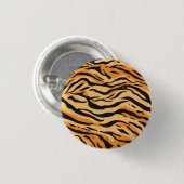 Badge Rond 2,50 Cm Rayures de tigre (Devant & derrière)