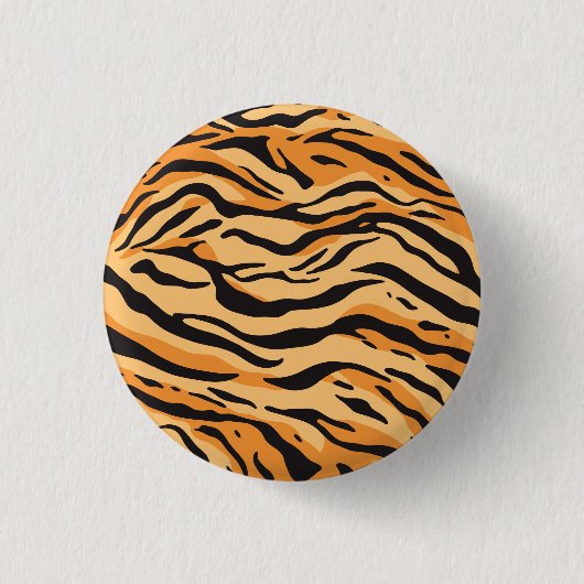 Badge Rond 2,50 Cm Rayures de tigre (Devant)