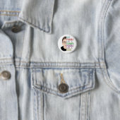 Badge Rond 2,50 Cm RBG Ruth Bader Ginsburg Fragile comme une fleur (En situation)