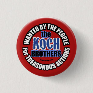Badge Rond 2,50 Cm Recherché : Frères de Koch